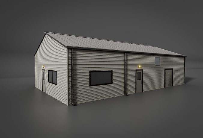buildings game asset volume 01 3D Model Collection