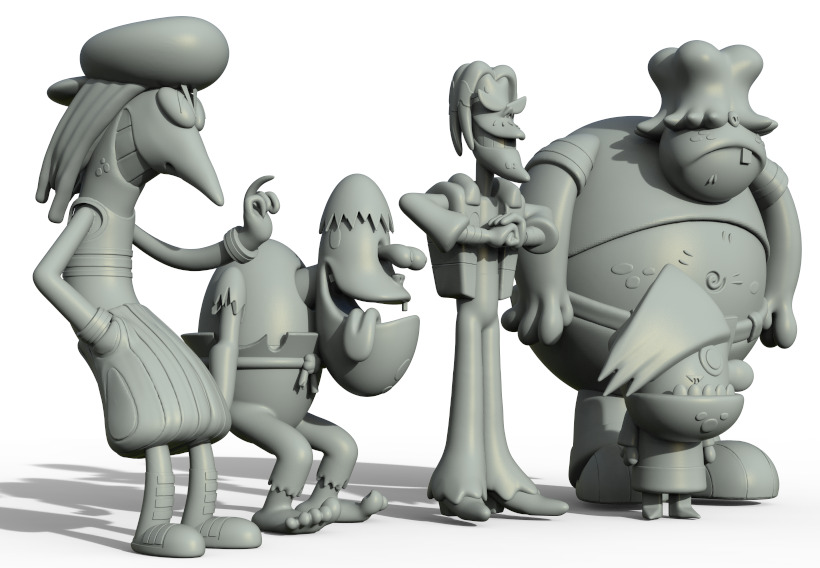 SNAKE FROM THE GANGREEN GANG - PARTS AND COMPLETE 3D print model_15