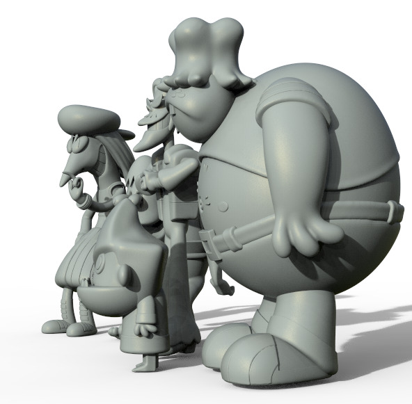 SNAKE FROM THE GANGREEN GANG - PARTS AND COMPLETE 3D print model_18