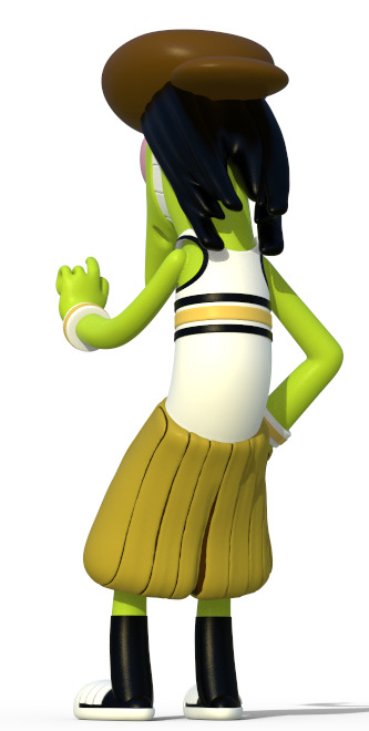 SNAKE FROM THE GANGREEN GANG - PARTS AND COMPLETE 3D print model_3