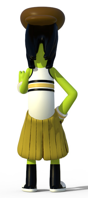 SNAKE FROM THE GANGREEN GANG - PARTS AND COMPLETE 3D print model_4