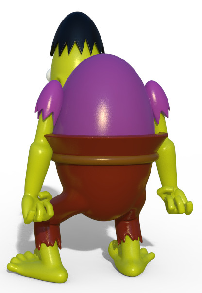 GRUBBER FROM THE GANGREEN GANG - PARTS AND COMPLETE 3D print model_6