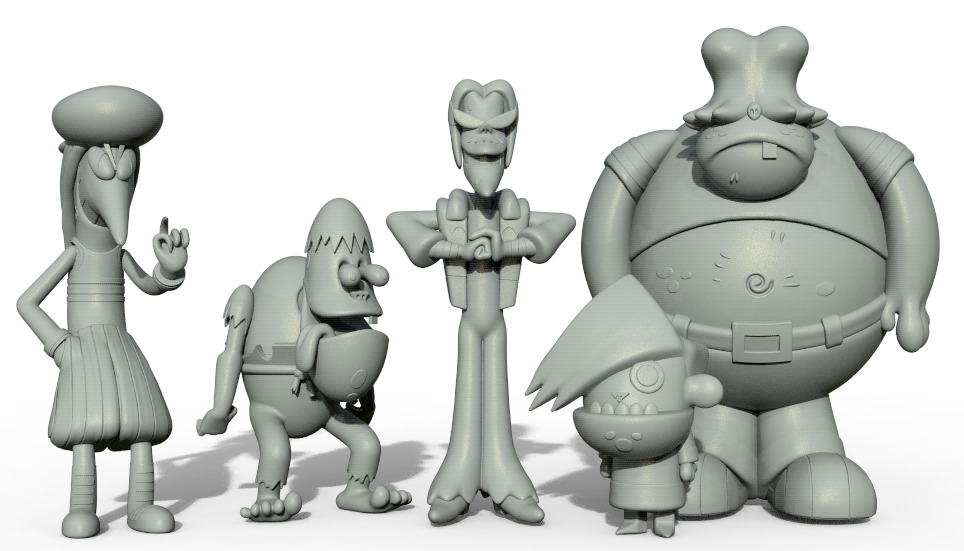 GRUBBER FROM THE GANGREEN GANG - PARTS AND COMPLETE 3D print model_17