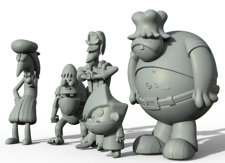 GRUBBER FROM THE GANGREEN GANG - PARTS AND COMPLETE 3D print model_18