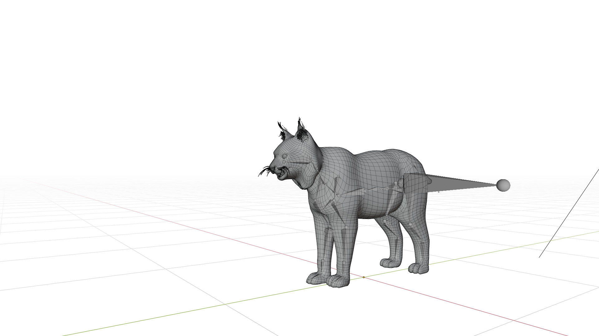 Northern Eurasian Lynx Low-poly 3D model_47