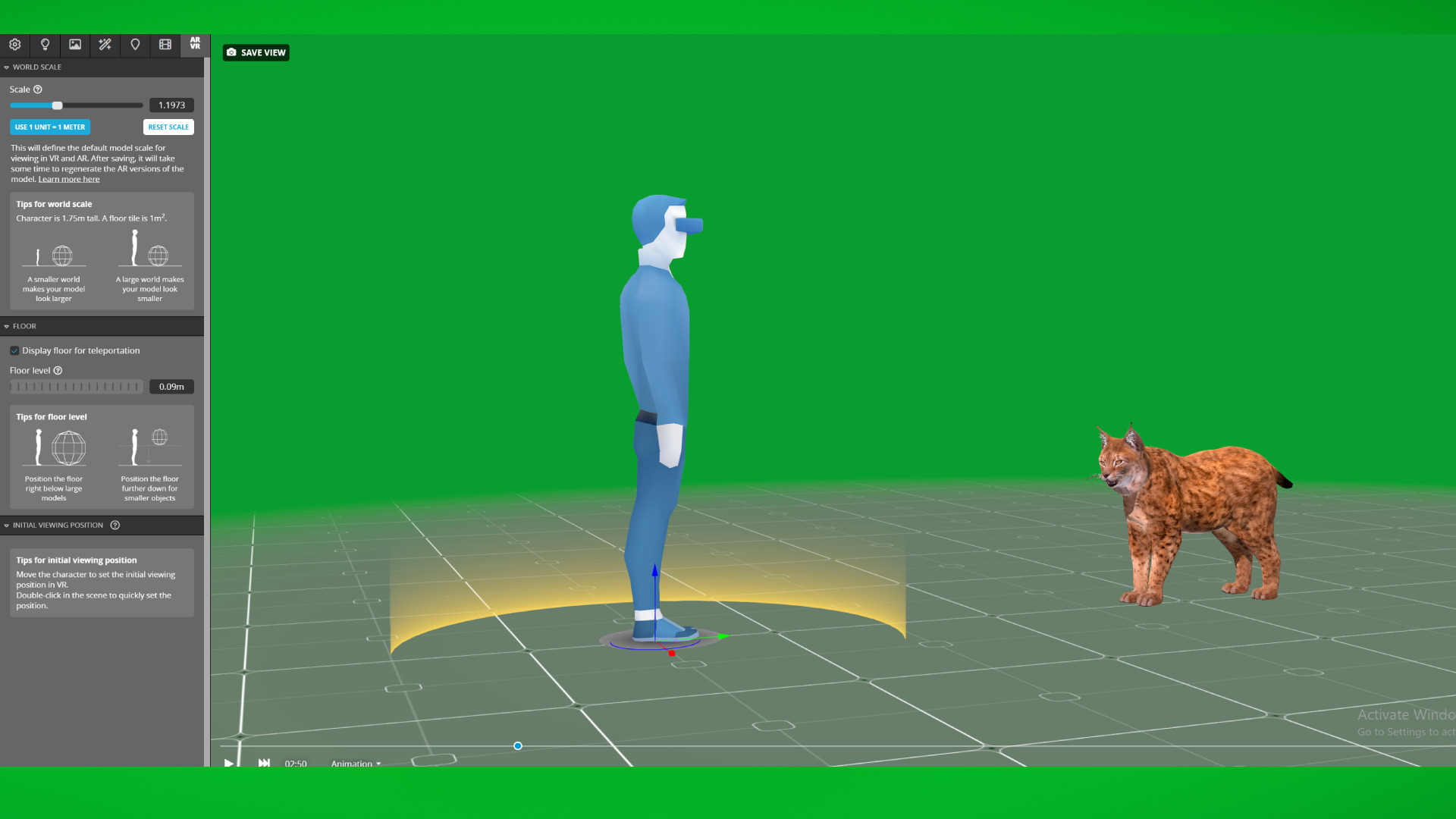 Northern Eurasian Lynx Low-poly 3D model_16