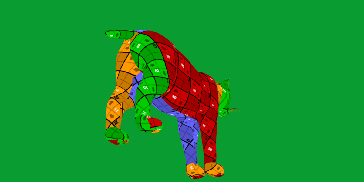 Northern Eurasian Lynx Low-poly 3D model_36