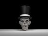 Hat Box Ghost Head Haunted Mansion 3D print model_1