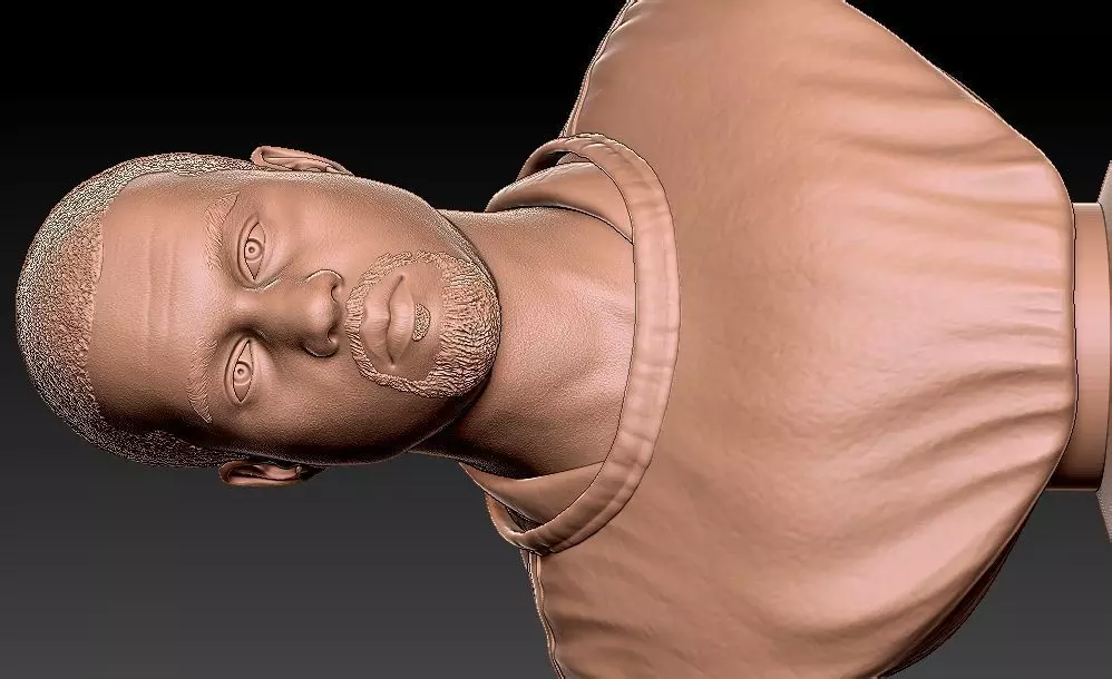 Kanye West 3D print model