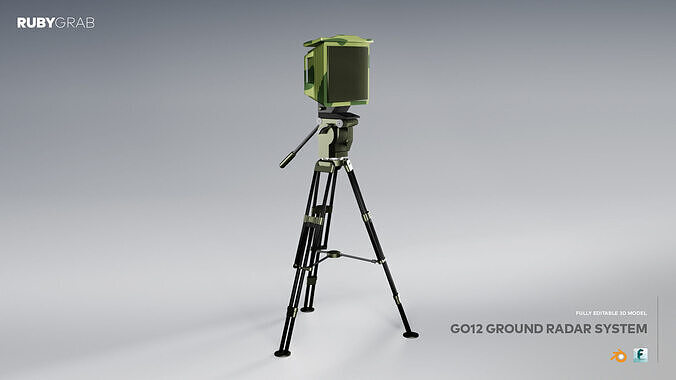 GO12 Ground Radar System 3D model