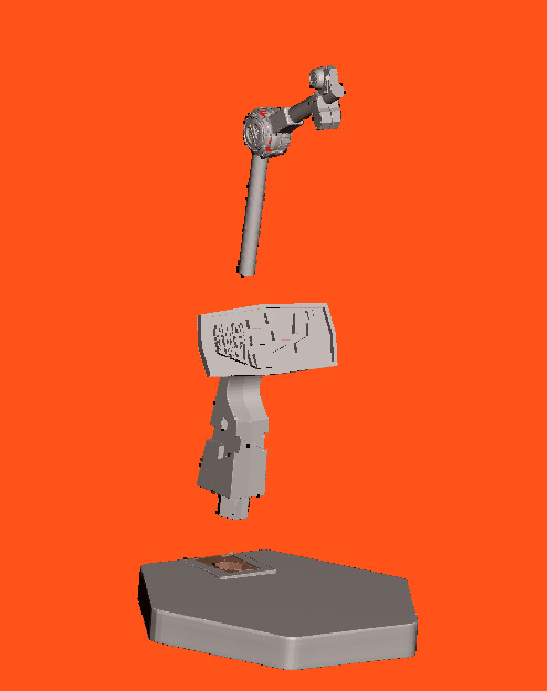 el vengador Kotetsu Jeeg cyborg diorama 3D print model_6