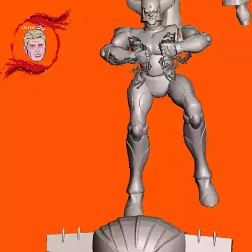  el vengador Kotetsu Jeeg cyborg diorama  3D print model