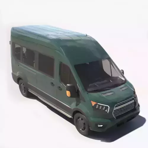 Passenger Van - Transit  - Game Ready Vehicle
