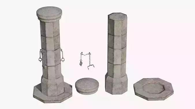 Medieval torture column