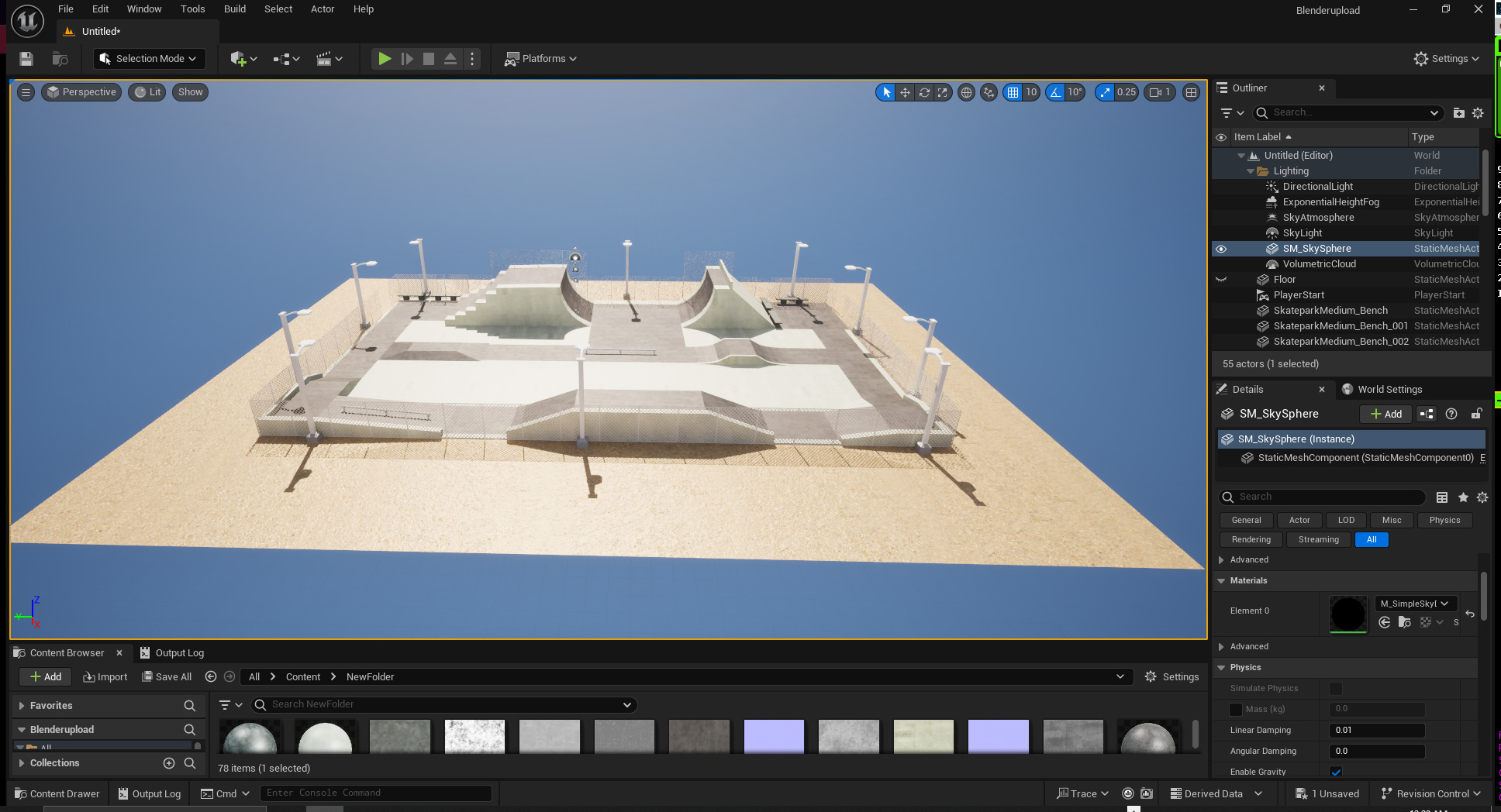 Beginner-Friendly 3D Skatepark Model 3D model_2