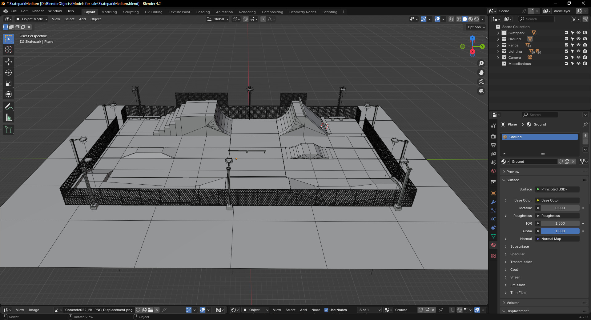 Beginner-Friendly 3D Skatepark Model 3D model_4