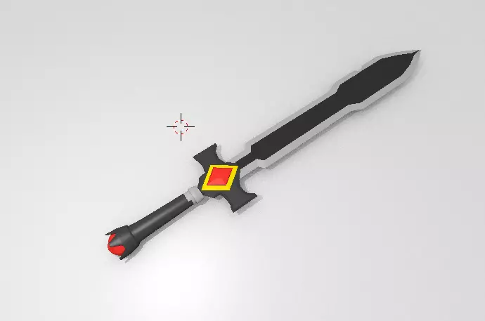 3D Sword Models Ready to Use for Game Development Free low-poly 3D model
