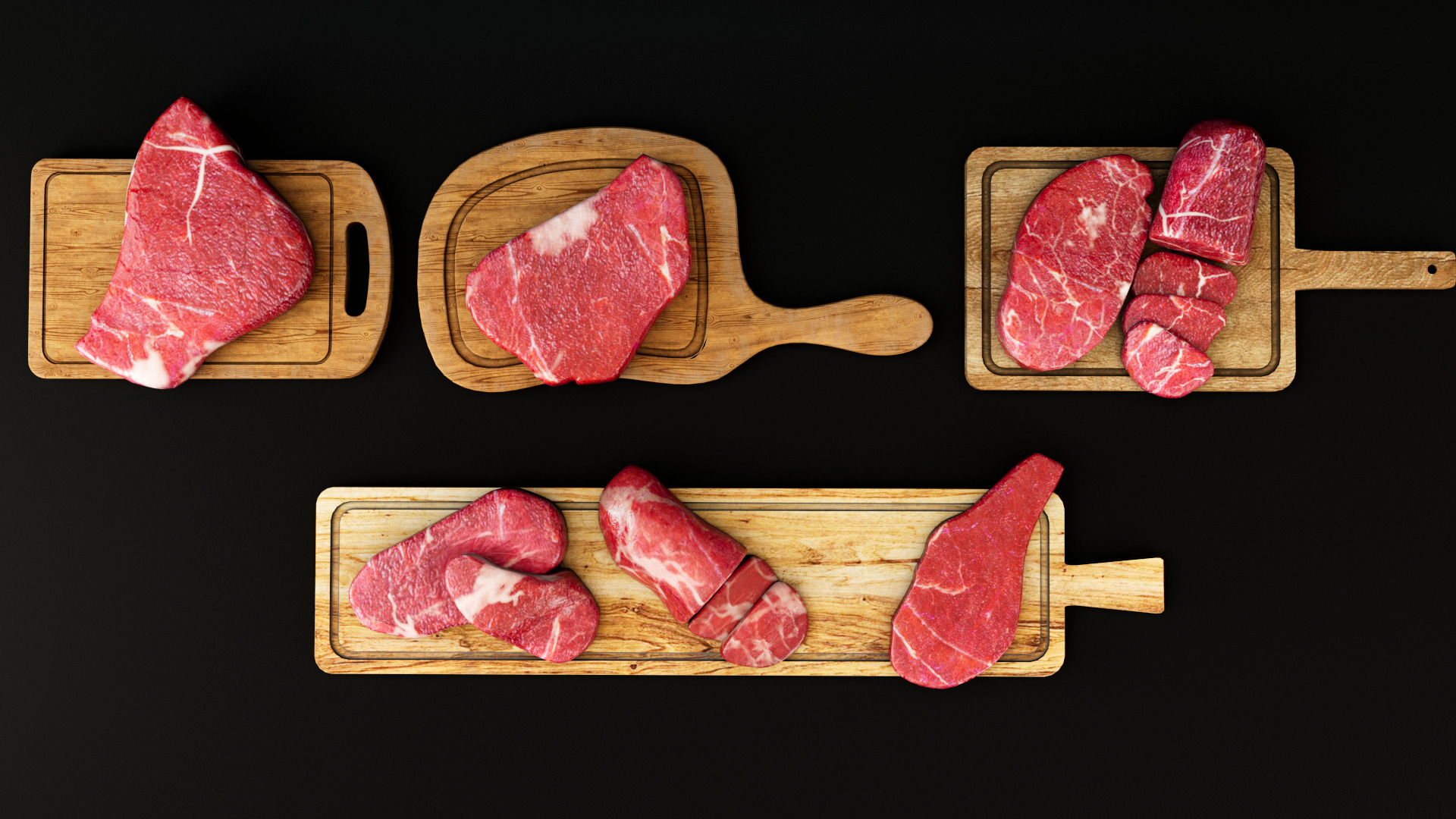 Cleaver Low-poly 3D model_6