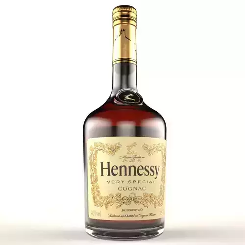 Hennessy Cognac Alcohol Bottle