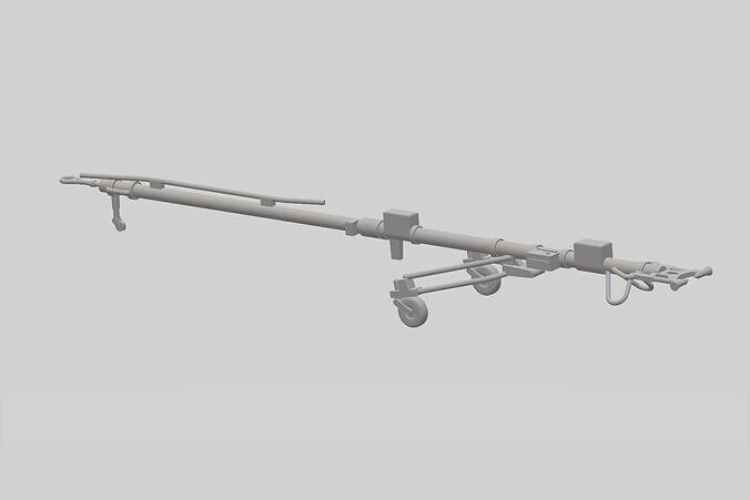 MIG-29 Fulcrum fighter tow bar 3D print model