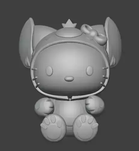 hello kitty con pillama