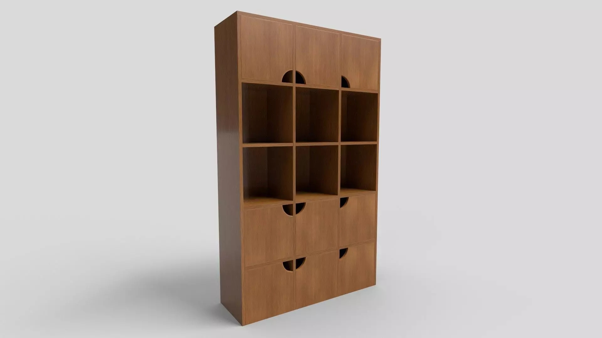 Bookcase CG19 3D model_0