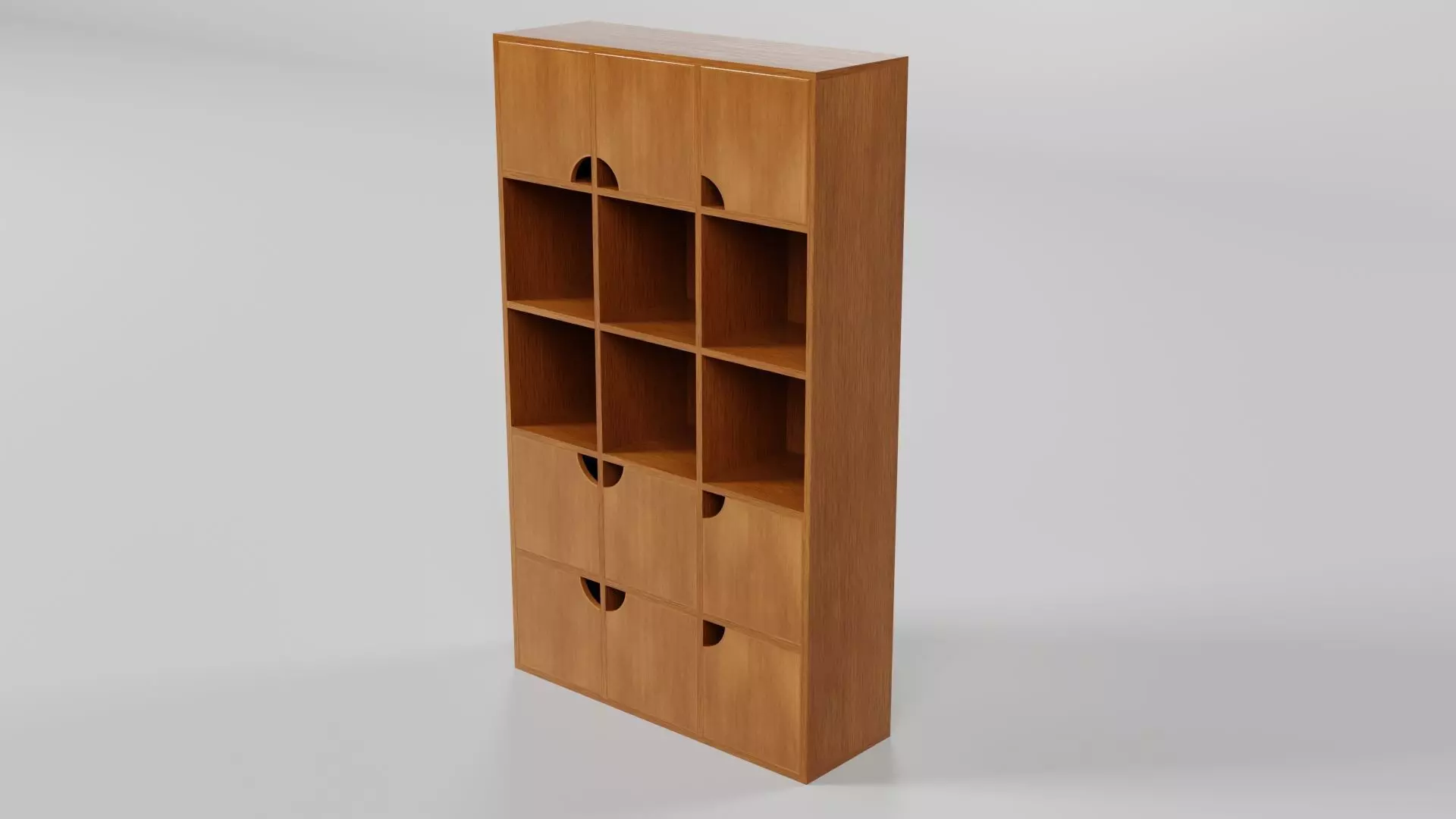 Bookcase CG19 3D model_6