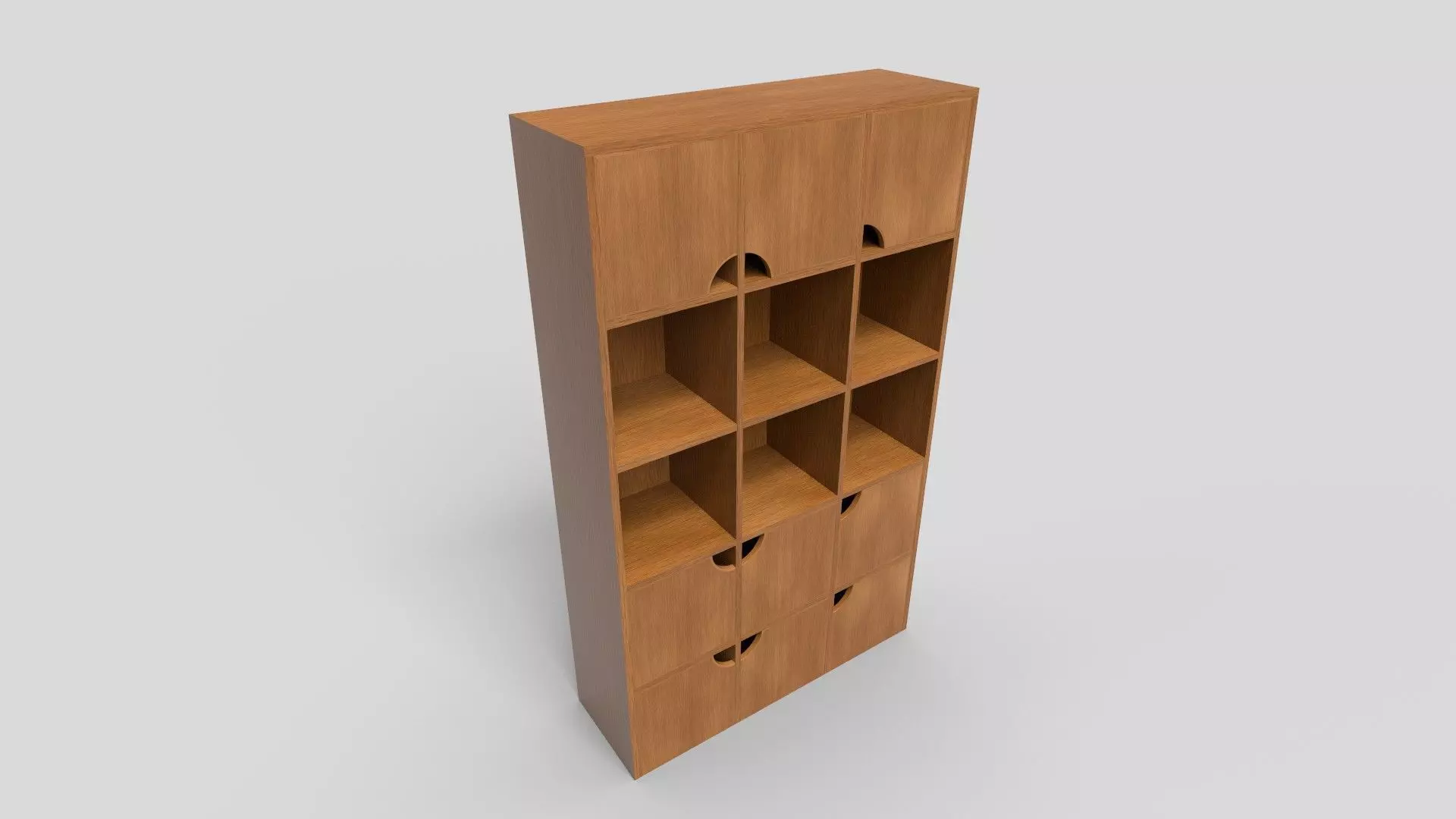 Bookcase CG19 3D model_3