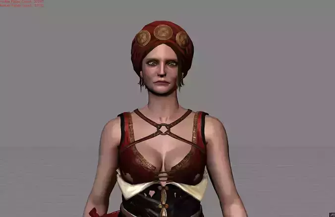Felicia - The Witcher 3D model