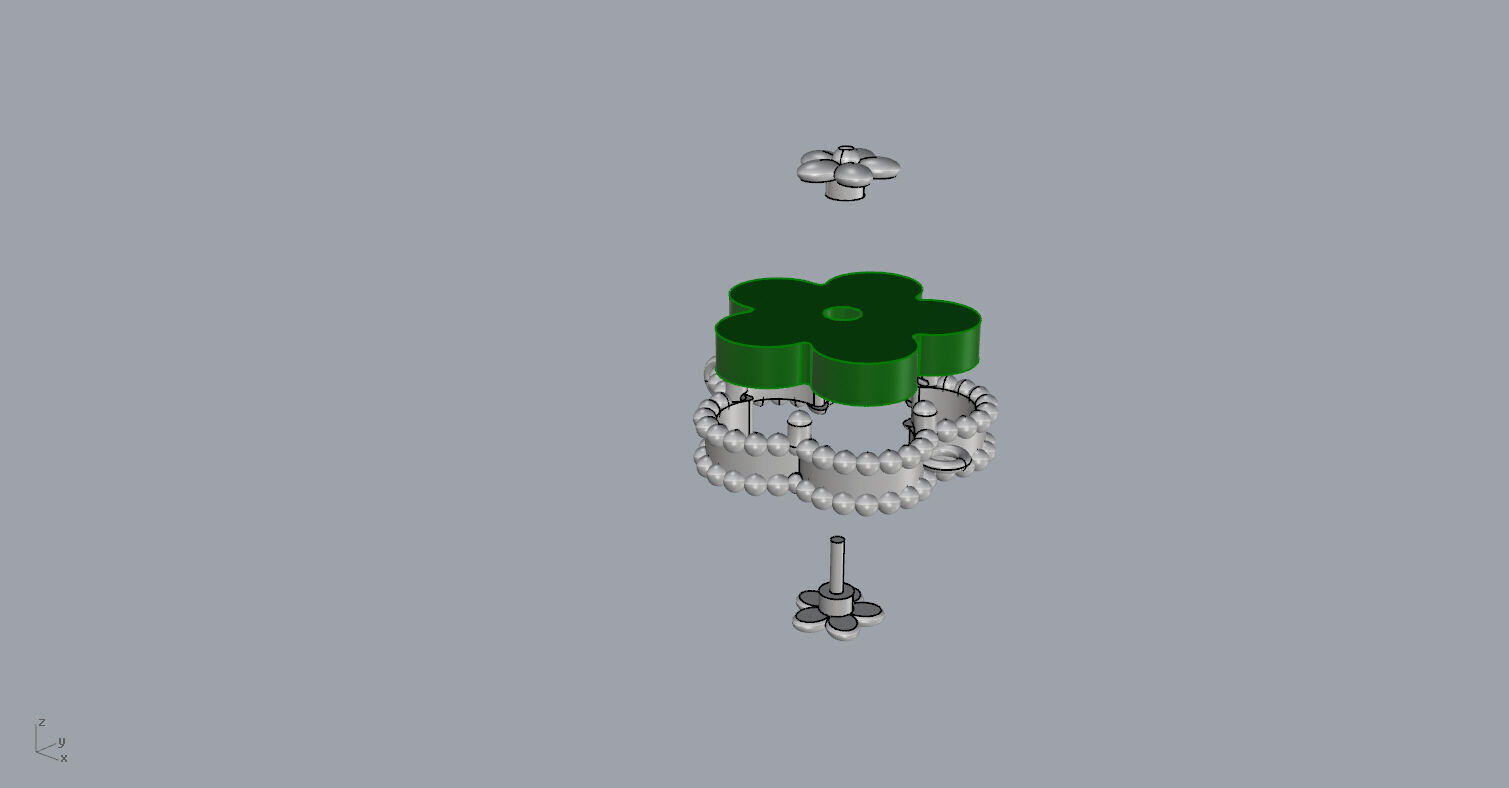 Lucky Spring Bracelet 3D print model_14