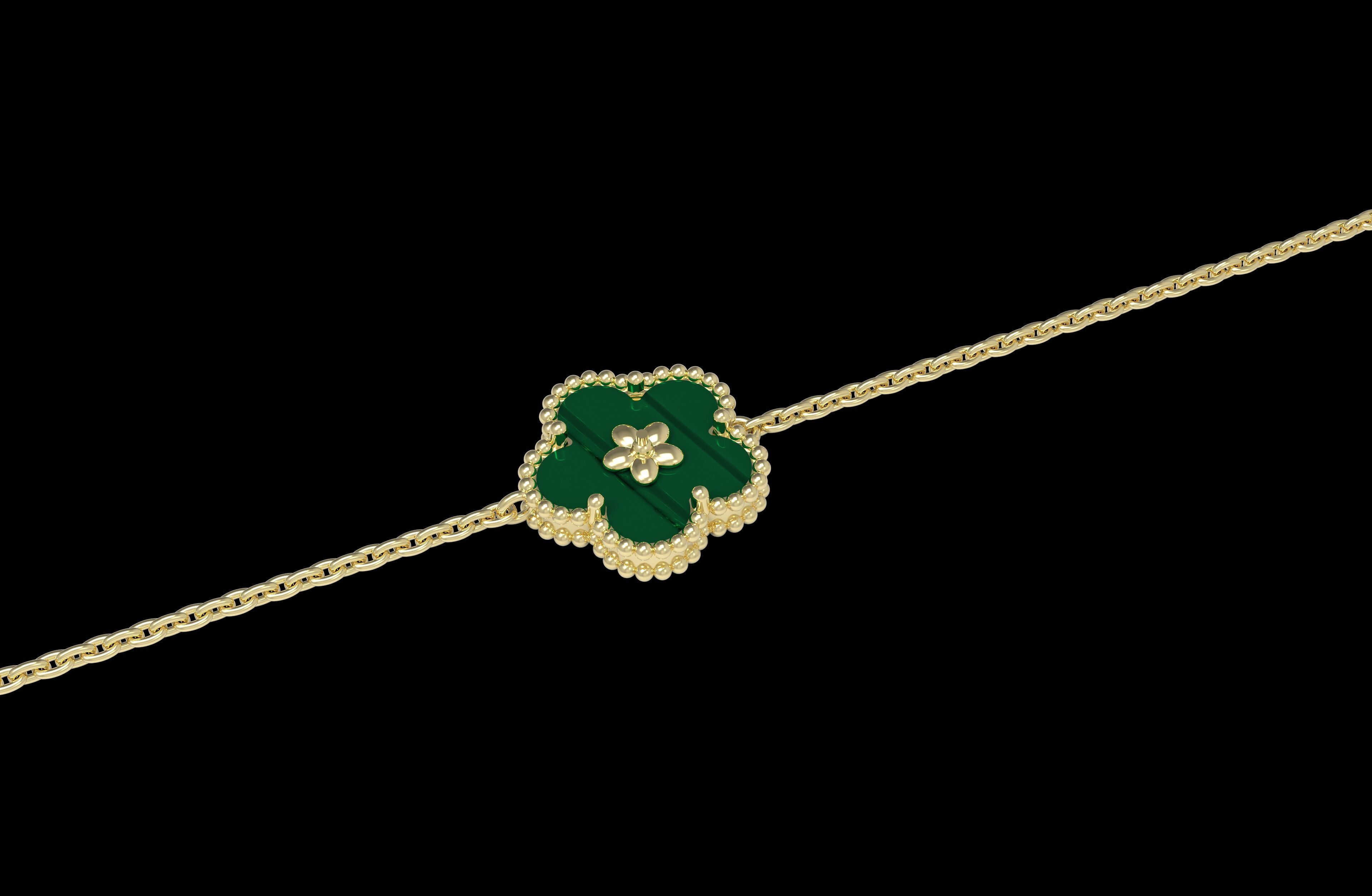 Lucky Spring Bracelet 3D print model_4