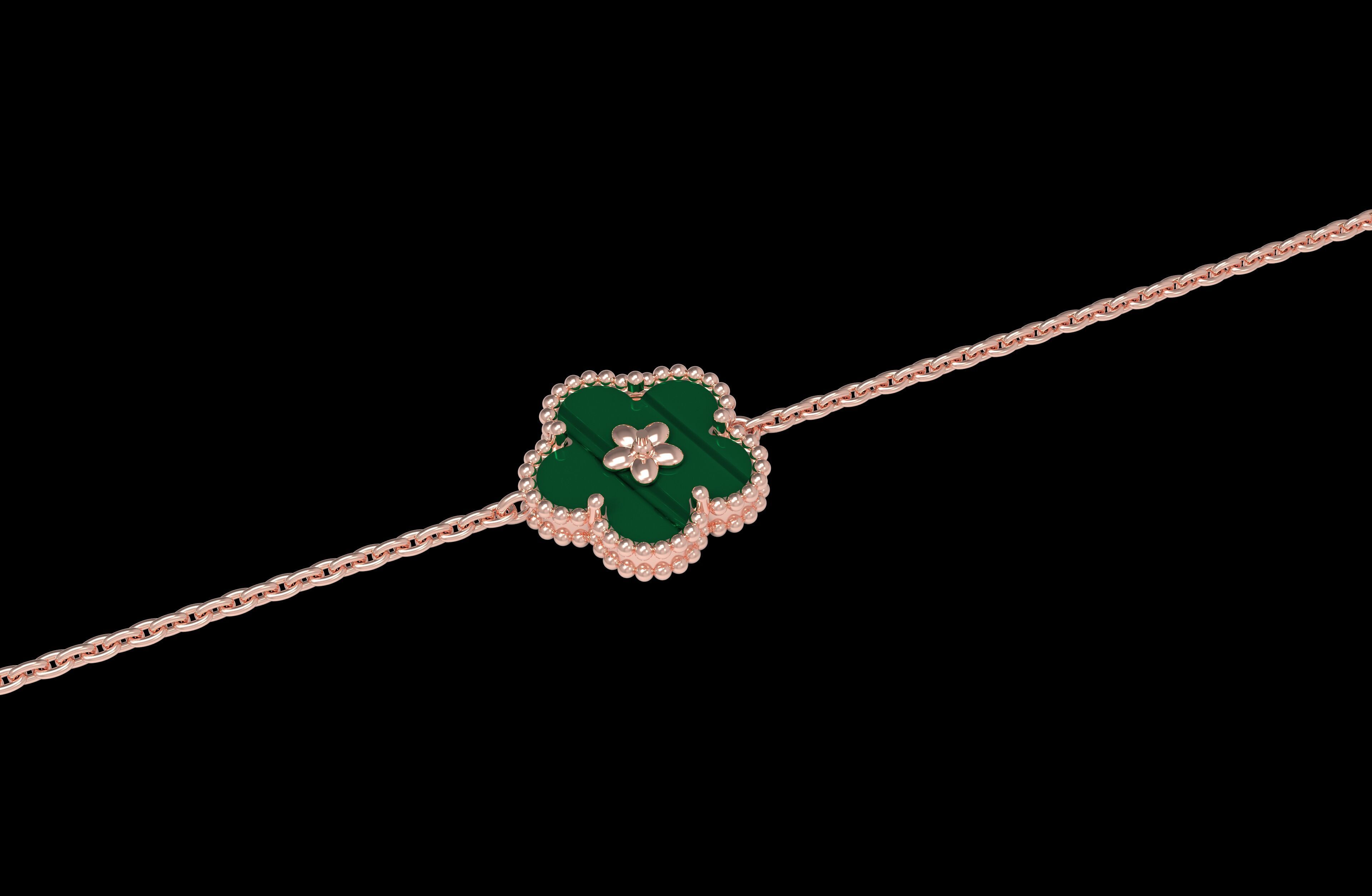 Lucky Spring Bracelet 3D print model_5