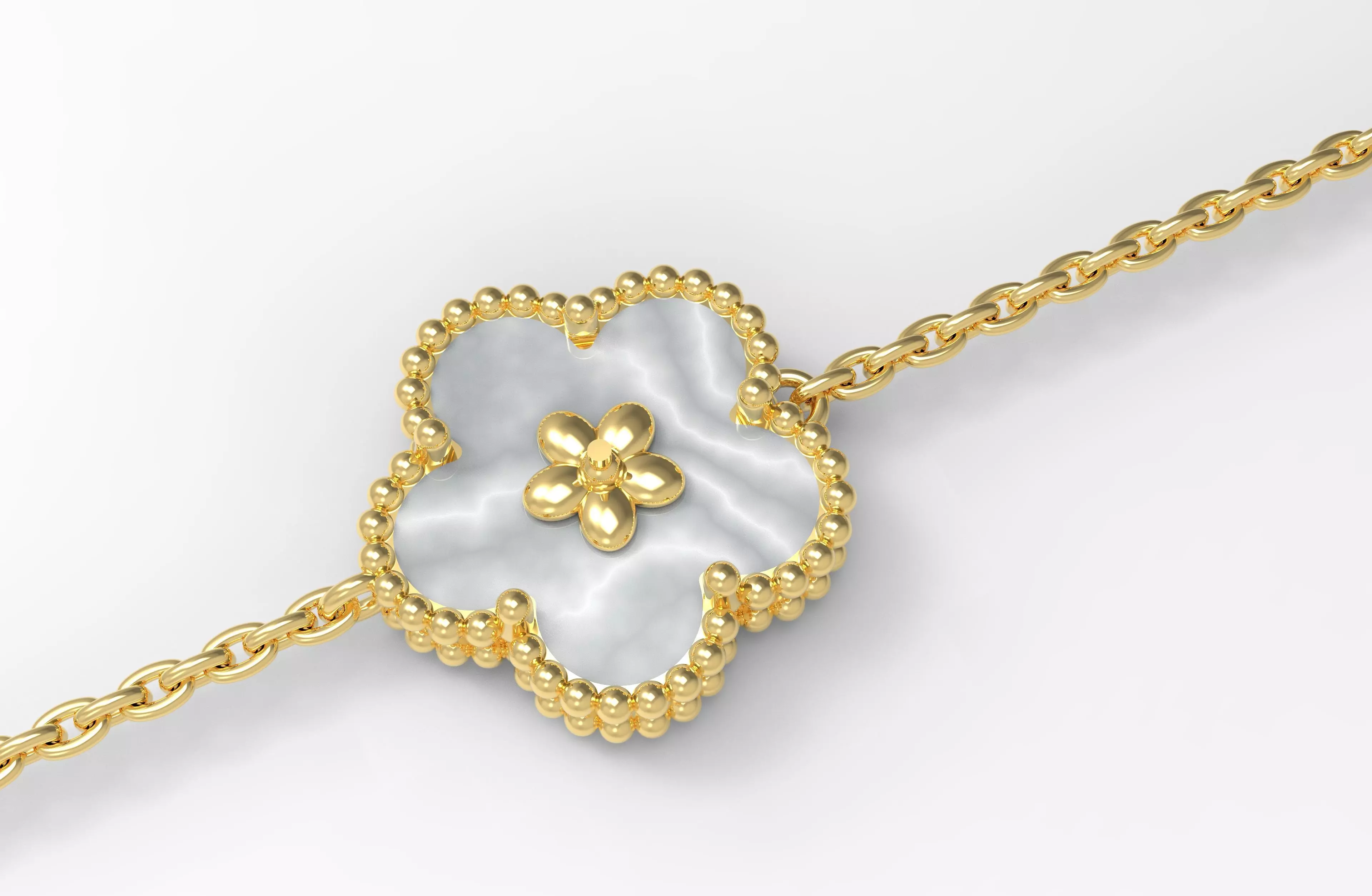 Lucky Spring Bracelet 3D print model_0
