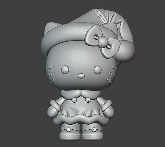 hello kitty navidad 3D model