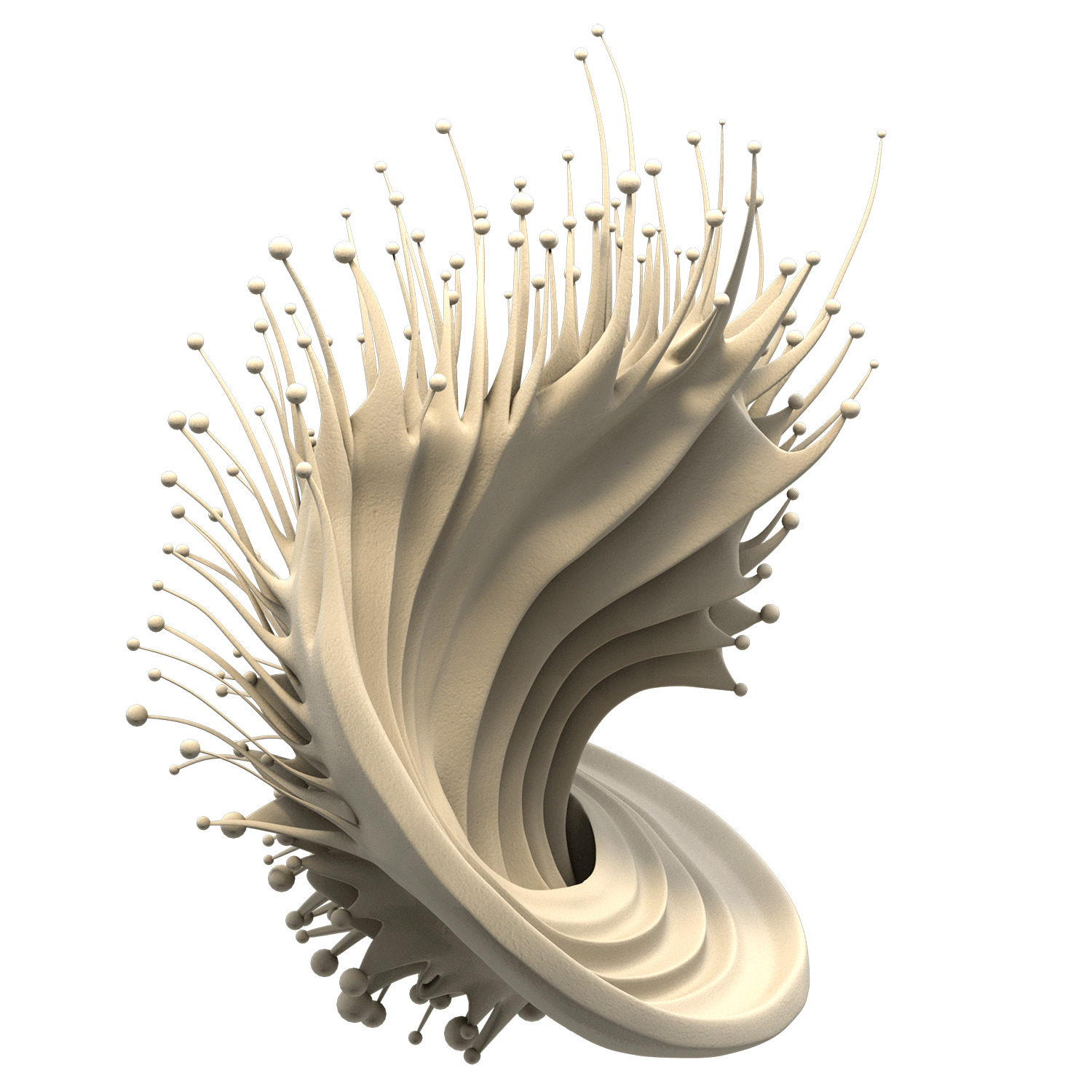 Architectural Abstract Sculpture 3D model_2