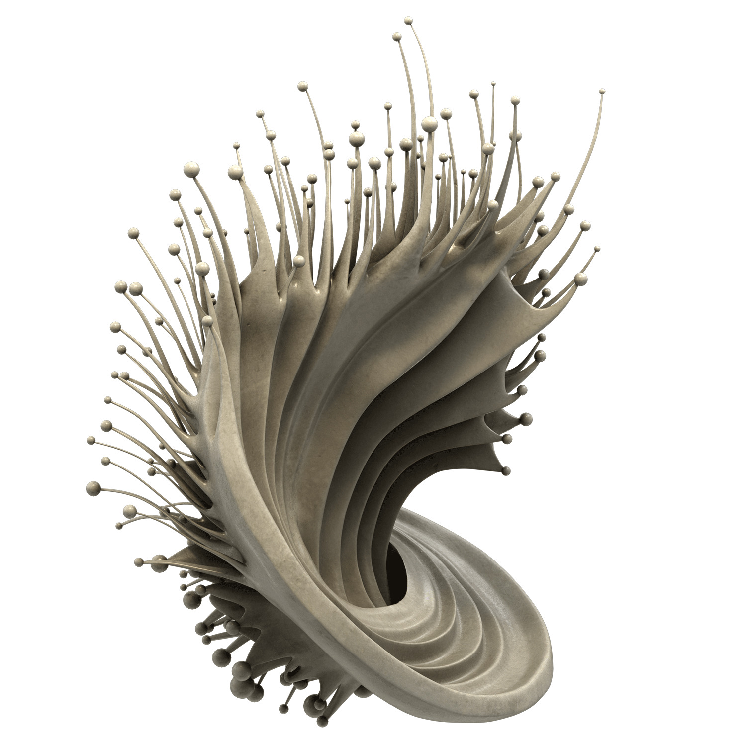 Architectural Abstract Sculpture 3D model_3