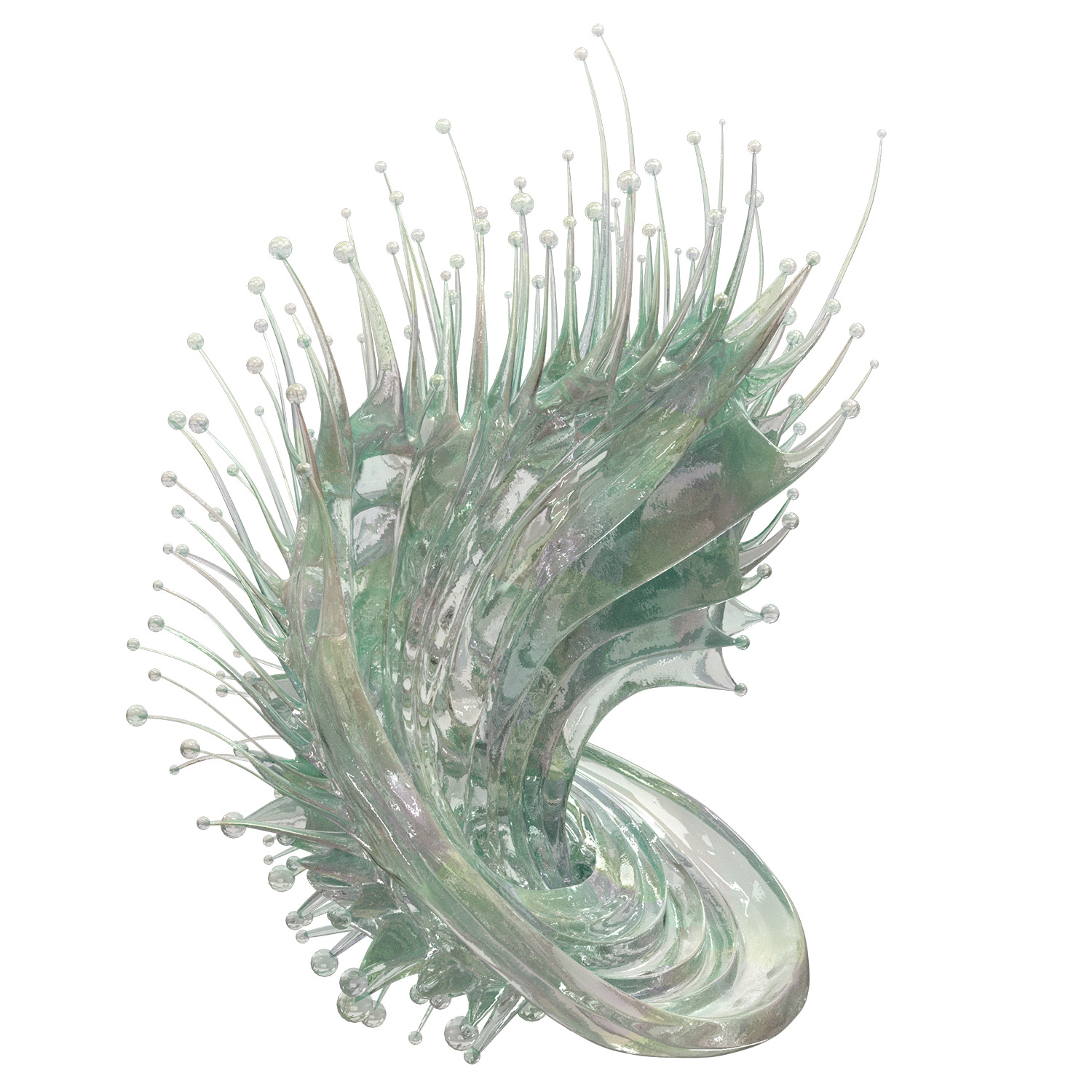 Architectural Abstract Sculpture 3D model_1