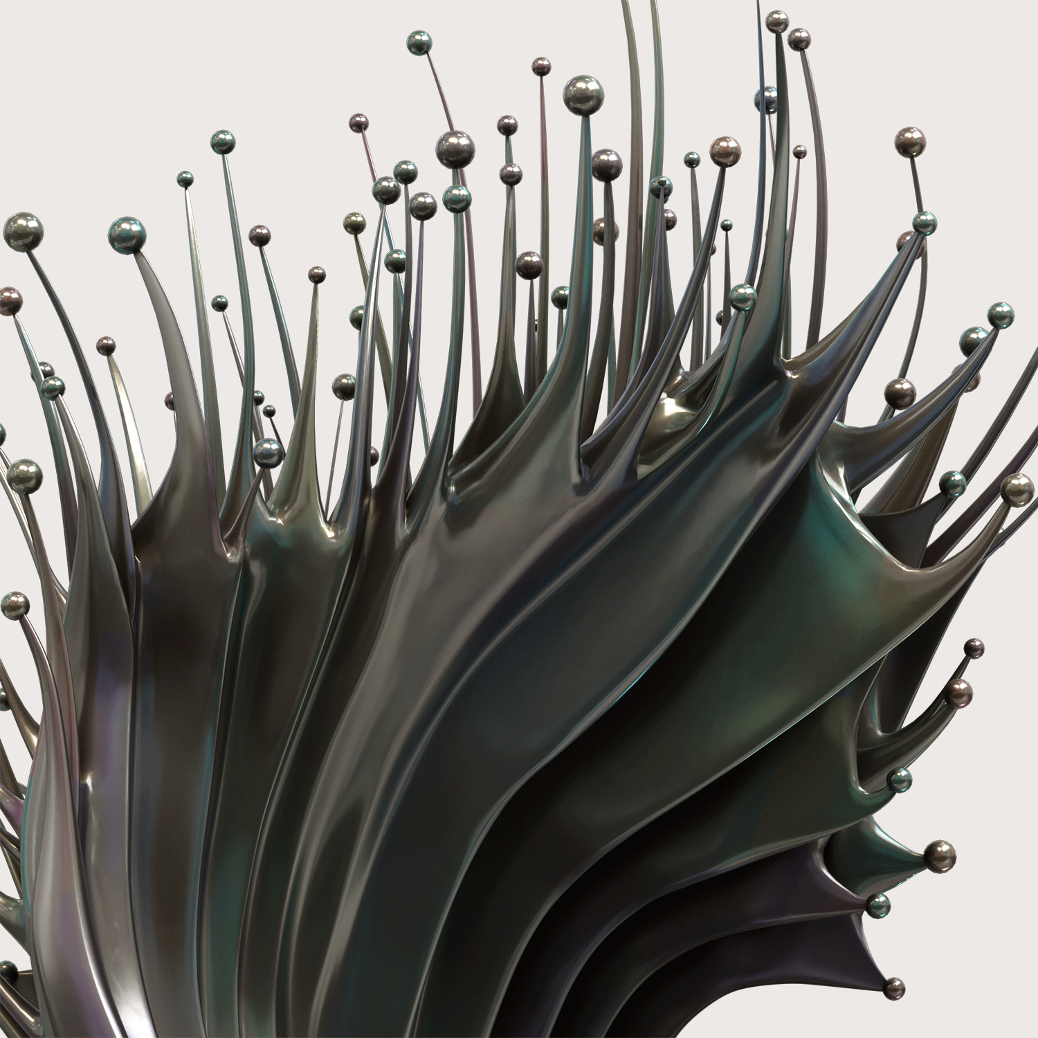 Architectural Abstract Sculpture 3D model_5