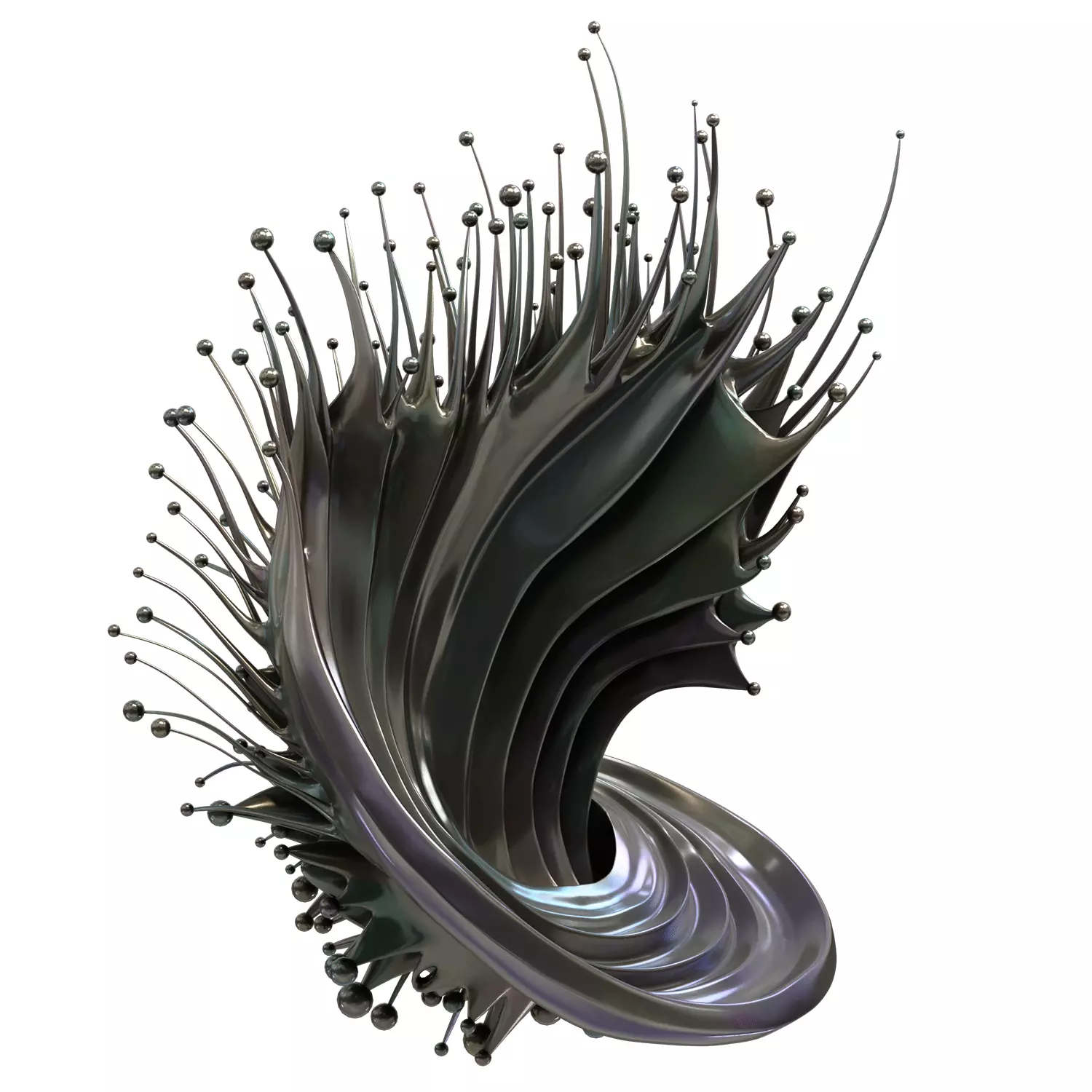 Architectural Abstract Sculpture 3D model_0