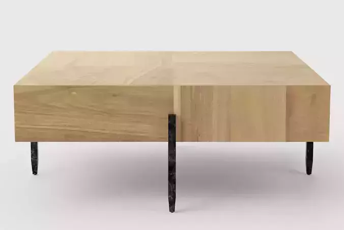 Indra Square Coffee Table Natural Yukas