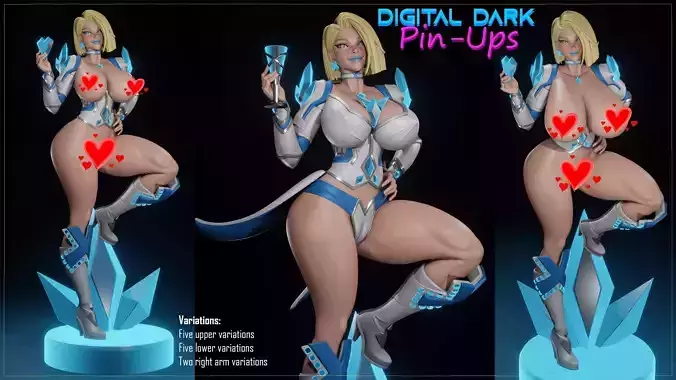 Emma Frost with NSFW version and Miniatures 