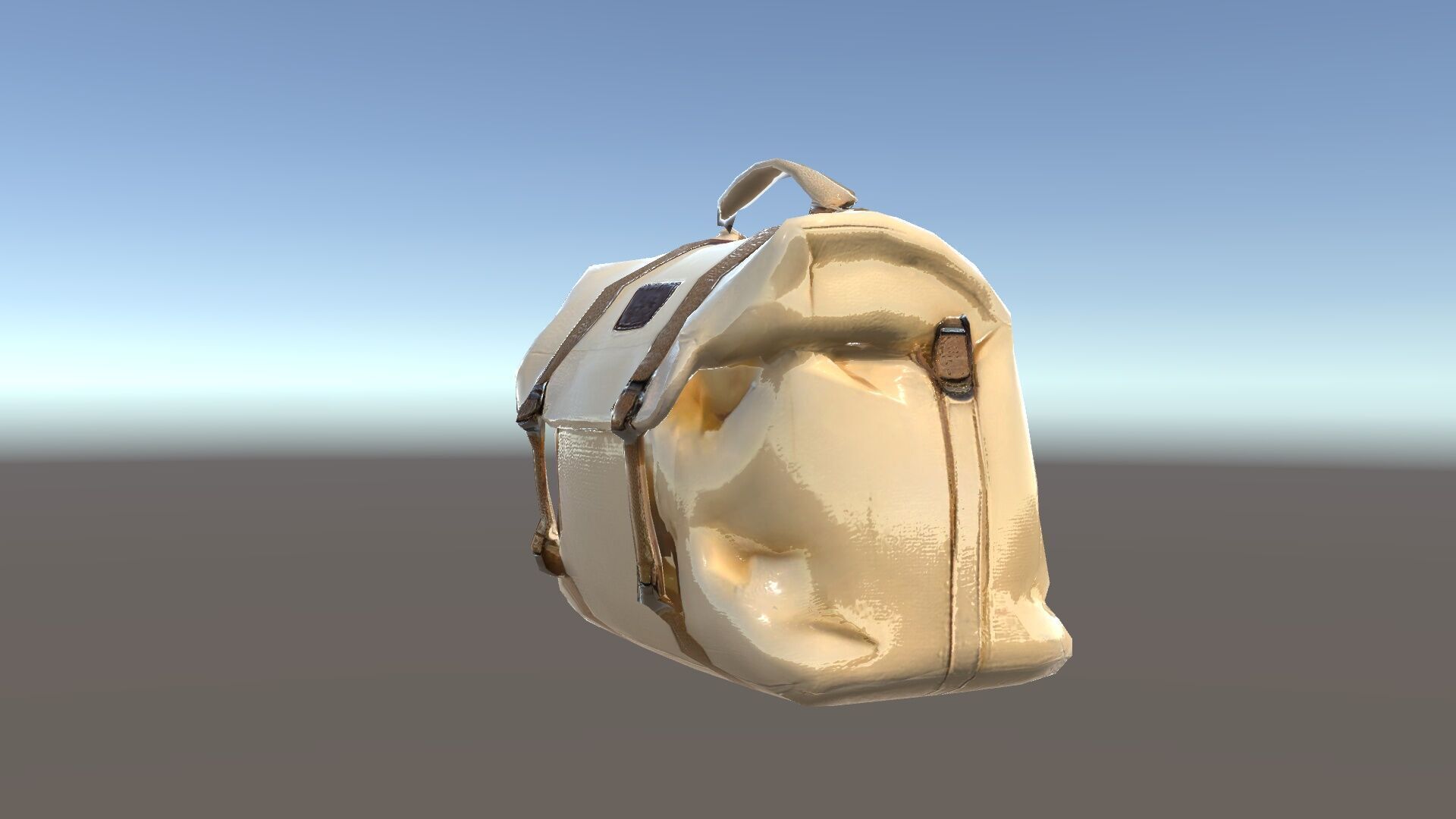 Canvas Backpack D Model Pack Low-poly 3D model_7