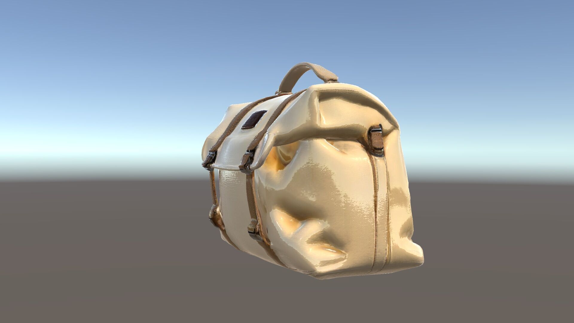 Canvas Backpack D Model Pack Low-poly 3D model_28