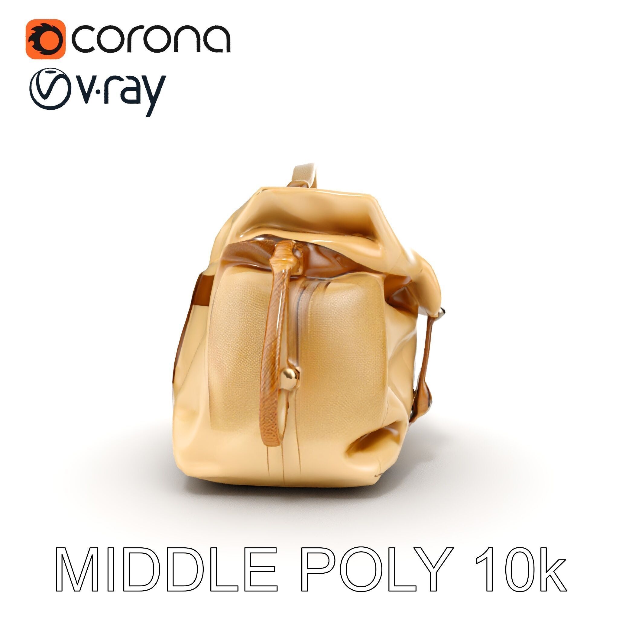 Canvas Backpack D Model Pack Low-poly 3D model_30