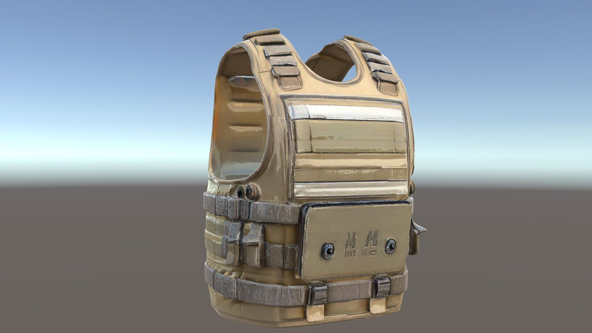 Tactical Vest D Model Pack Low-poly 3D model_17