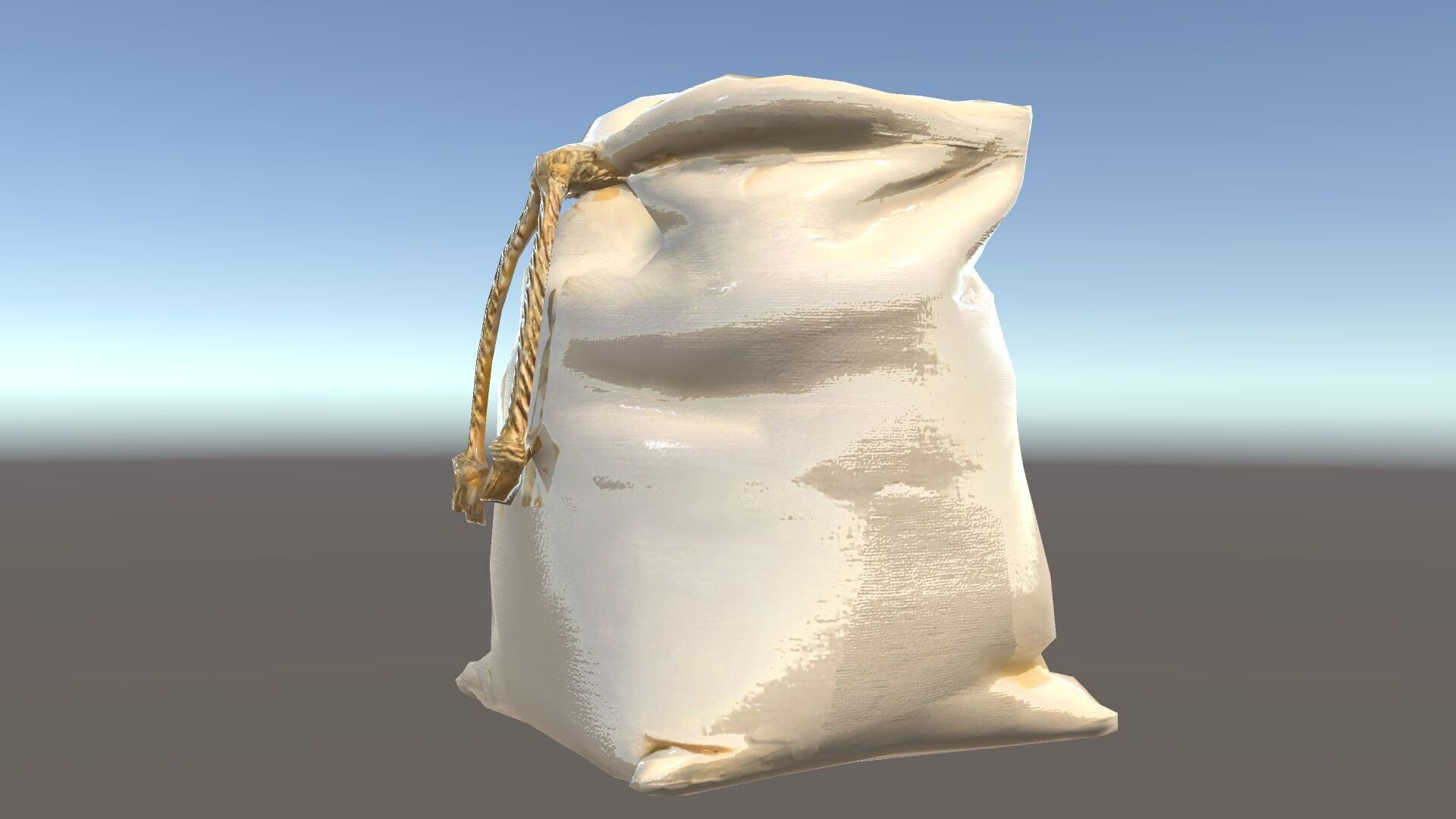Canvas Drawstring Bag D Model Pack Low-poly 3D model_23