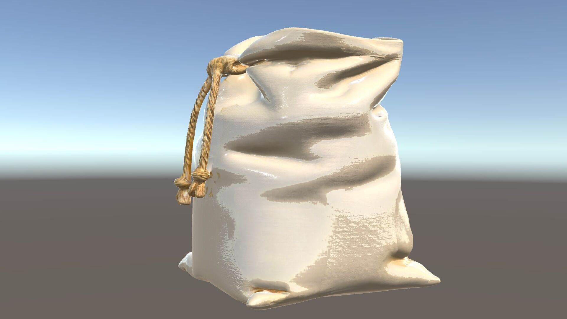 Canvas Drawstring Bag D Model Pack Low-poly 3D model_14