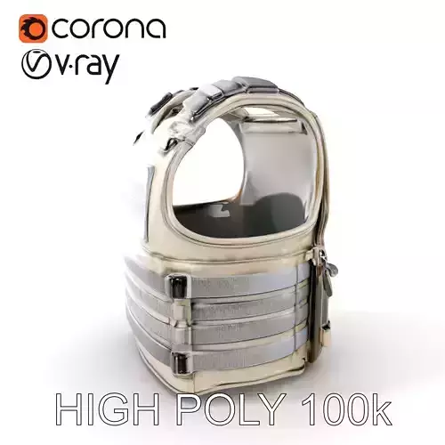 Tactical Vest D Model Pack for Games and Animation