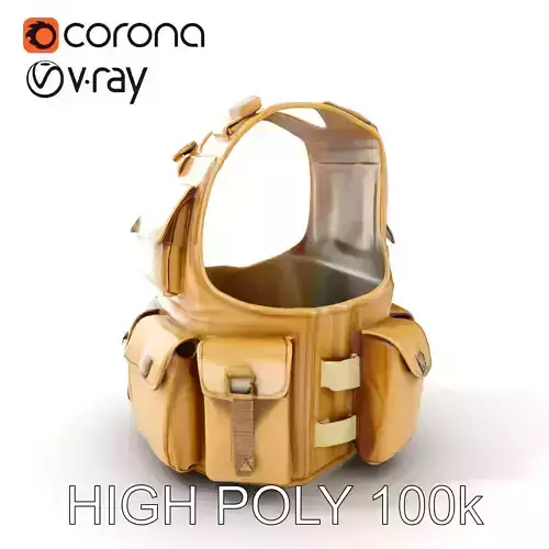 Tactical Vest Model Pack with PBR Textures