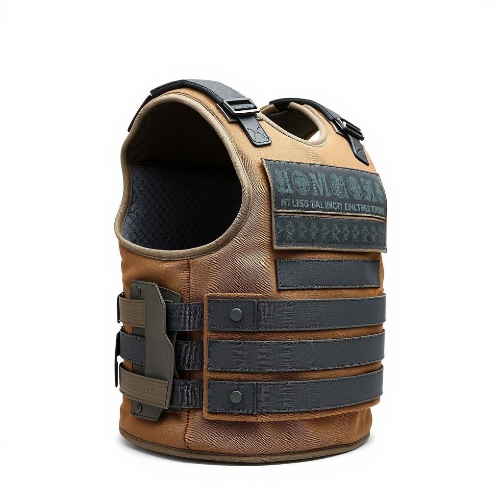 Tactical Vest D Model Pack Low-poly 3D model_2